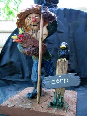 "scarecrow front view" by Mary Payton