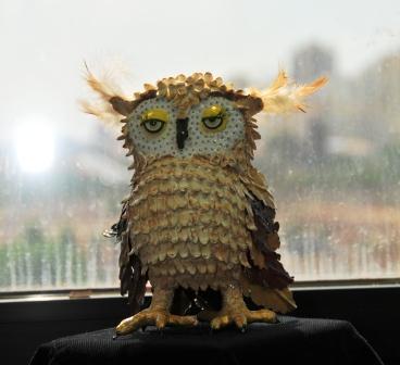 "An owl (sold)" by Dahlia Oren