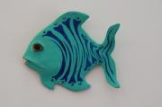 Turquoise fish by Vivienne Osborne
