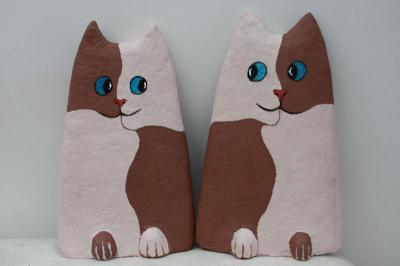 "Paired Sally Cats" by Vivienne Osborne