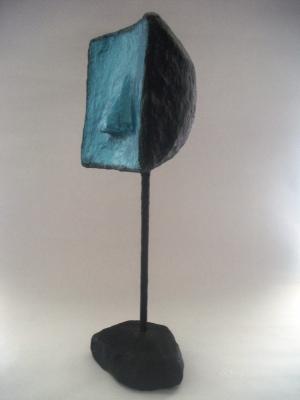 "Block Head (side view)" by Vicki Pringle