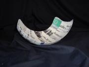 newsprint bowl /bol de papier journaux by Lucie Dionne