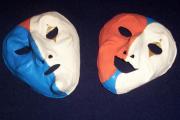 Harlequin Masks by David Finch