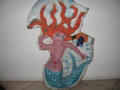 "Angry Mermaid" by Marie Anne Dillen Cassis
