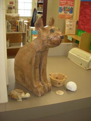 "Sarcophagus for a cat" by Patricia Milo