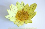yellow  flower bowl by Maria Nalbantidou