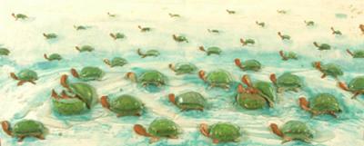 "turtles" by Bracha Elhassid-Grumer