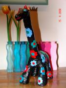 Flowerly Giraffe by Galit Harel Danenberg