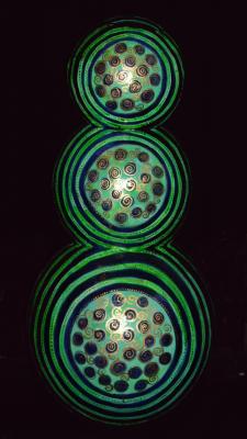 "3 spheres" by Genista Dunham