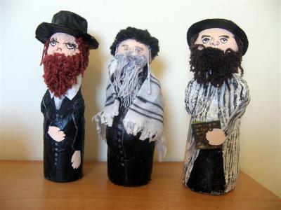 "3 ultraorthodox jews" by Rina Ofir