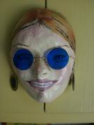 mask w/glasses by Susan Baird