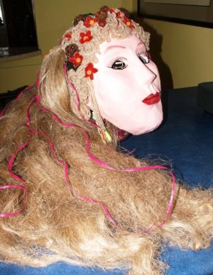 "Theatre Mask - Nature goddess" by Karen Sloan