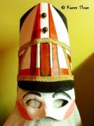Nutcracker ballet soldier mask by Karen Sloan