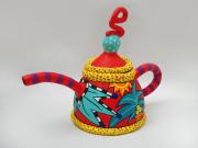 Caribbean Tea pot by Jose Tobar