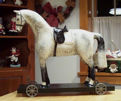 "The old horse pull toy" by Lynne OBrien