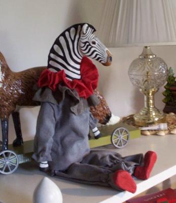 "Zebra doll" by Lynne OBrien