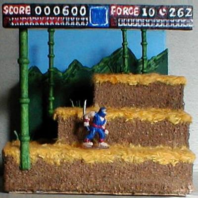 "Ninja Gaiden Stage One Diorama" by Mark Patraw