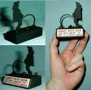 "Beer Rental" Silhouette Figurine by Mark Patraw