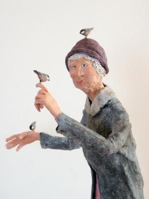 "Bird Lady" by Twyla McGann