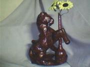 horse flowervase 3... by Owen Calera