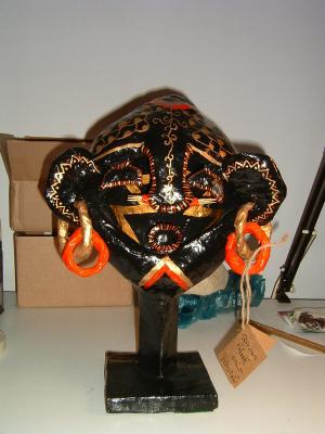 "Mask On Pedestal" by Carolyn Bispels