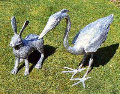 "Hare And Heron" by Julie Whitham