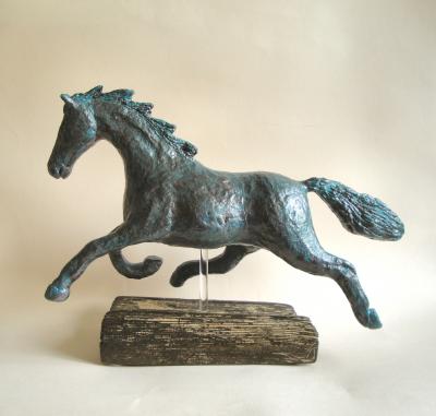 "Bronze effect Horse" by Julie Whitham