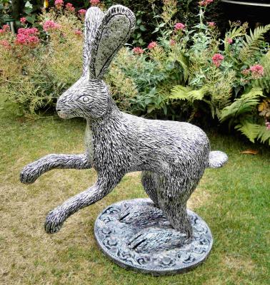 "Very large Silver Hare" by Julie Whitham