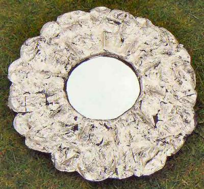 "Silver flower mirror" by Julie Whitham