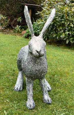 "Hare Sculpture - other view" by Julie Whitham
