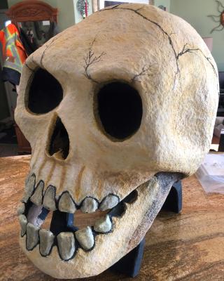 "giant skull" by Ricky Patassini