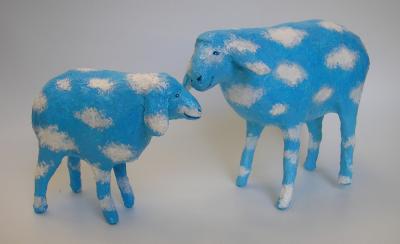 "Summersky Sheep and Lamb" by Liat Binyamini Ariel