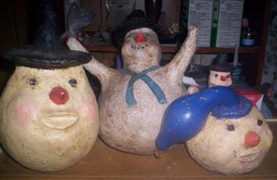 "The Gourd Cousins, Gilbert,Grady,and Glen Gourd.." by Connie Jean Vanmatre