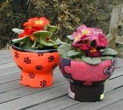Retro Flowerpots by Ayala Levinger