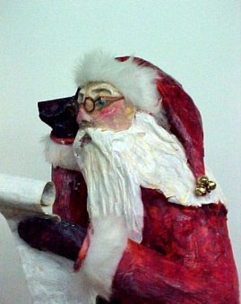 "Santa, closer view" by Jeanette Malinchok