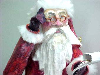 "Santa, front  view" by Jeanette Malinchok