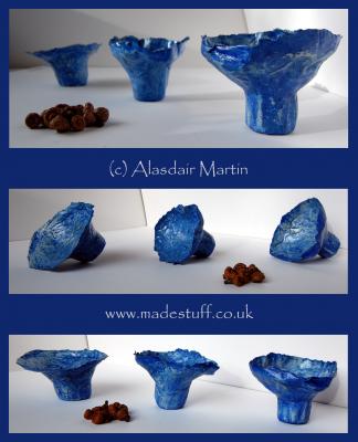 "blue mould bowls" by Alasdair Martin
