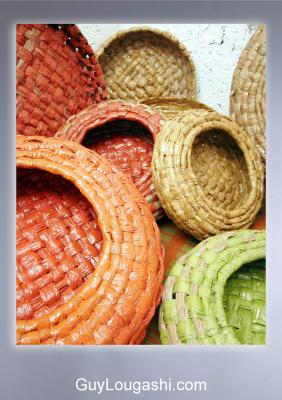 "recycled paper baskets" by Guy Lougashi