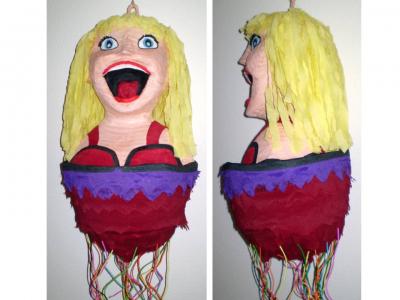 "Piñata of Hanna Montana" by Claudia Clemente