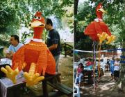 Chicken run piñata by Claudia Clemente
