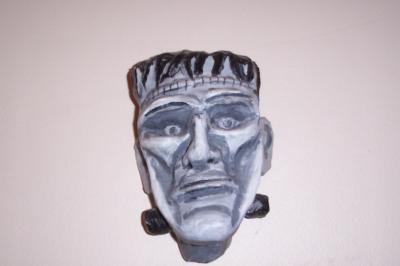 "Frankensteins' Monster (Wall Mask)" by Garry Slack