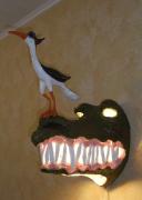 Stomatologists. Sandpipers and a crocodile. A sconce lamp. by Andrey Gavrilov