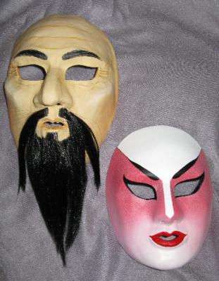 "Oriental Gentleman and Chinese Opera Lady" by Helen Rich