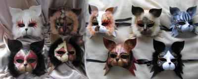 "Carnival Cats." by Helen Rich