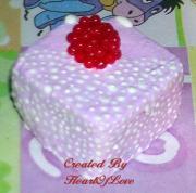 Fake Raspberry Cake by Irene Ng