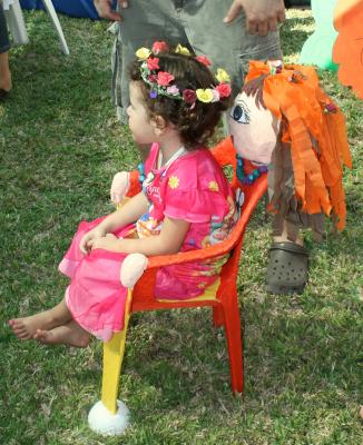 "birthday chair for Noam" by Shulamith Cohanim