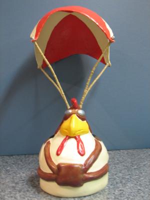 "parachute chicken" by Christian Johnson