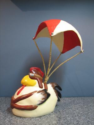 "parachute chicken" by Christian Johnson