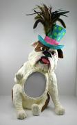 Bulldog with Polka Dot hat Night light by Philip Bell