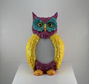 Colorful Owl Night Light by Philip Bell